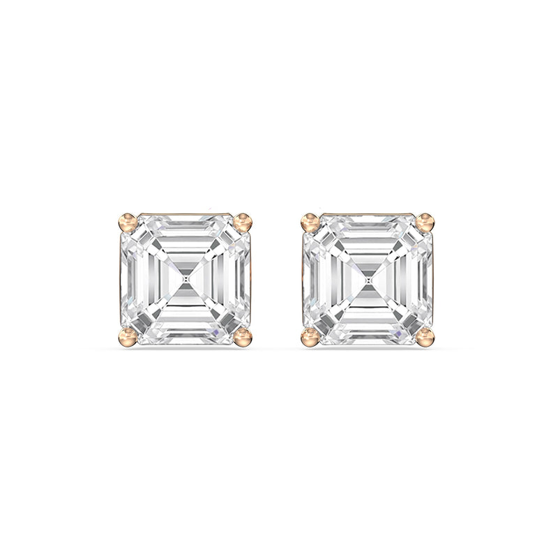 Classic Asscher Stud Earrings