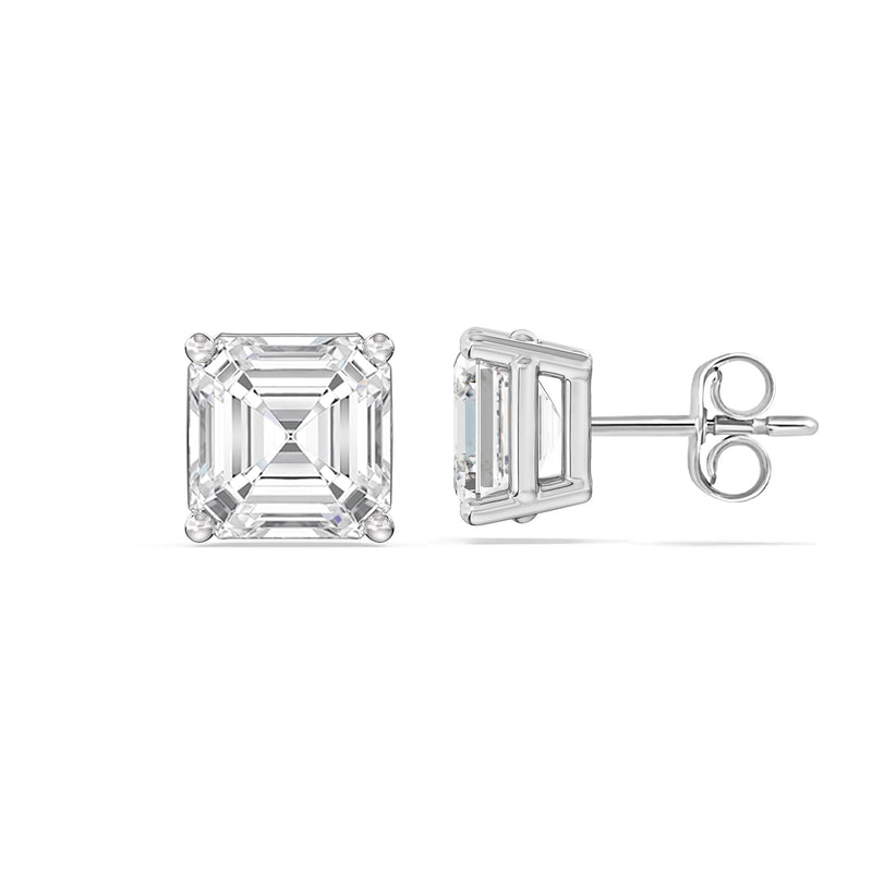 Classic Asscher Stud Earrings