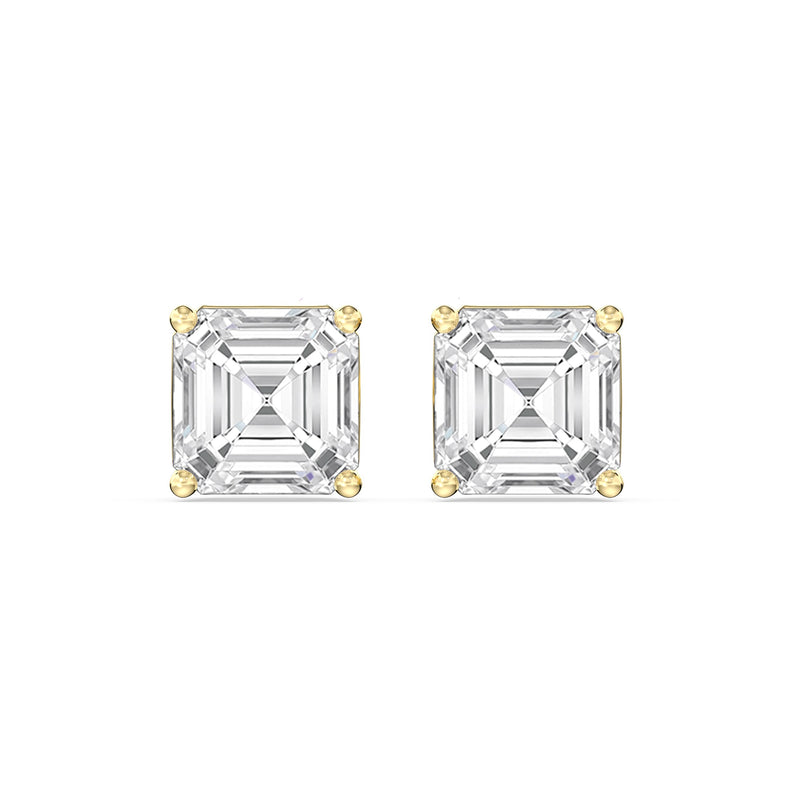 Classic Asscher Stud Earrings