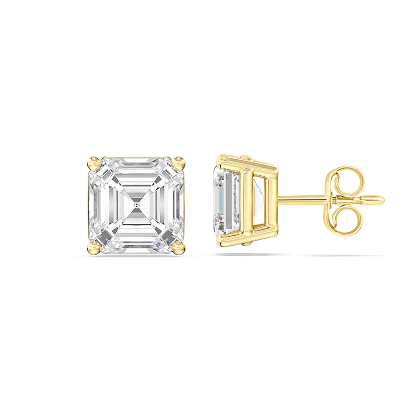 Classic Asscher Stud Earrings