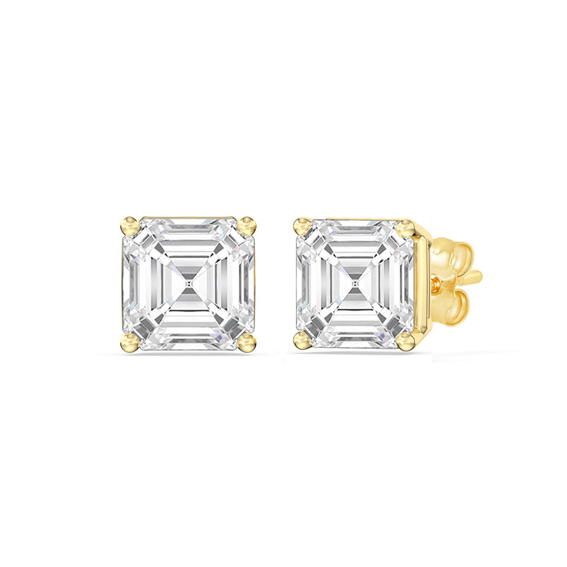 Classic Asscher Stud Earrings