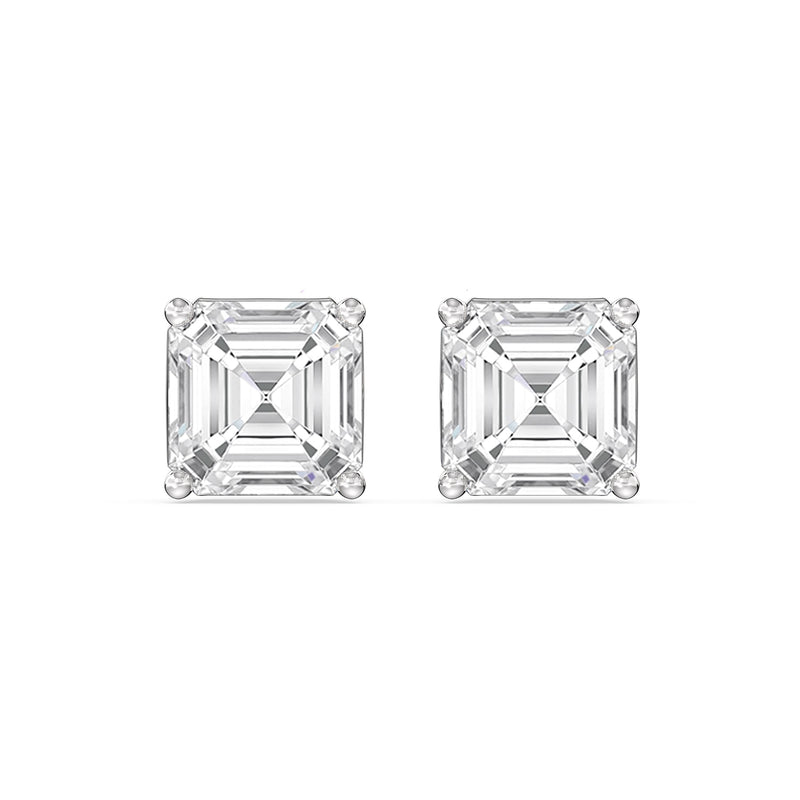 Classic Asscher Stud Earrings