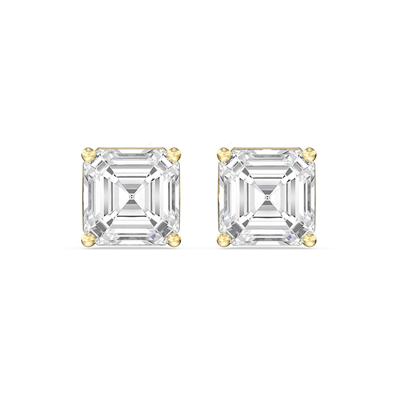 Classic Asscher Stud Earrings