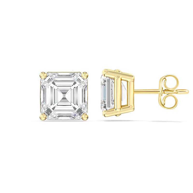 Classic Asscher Stud Earrings