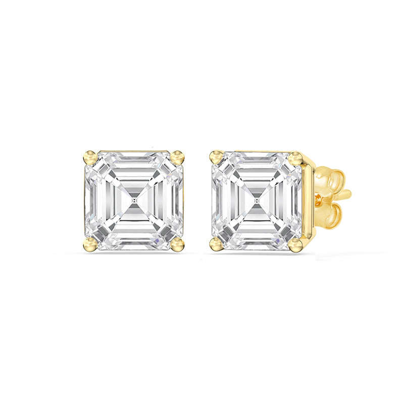 Classic Asscher Stud Earrings
