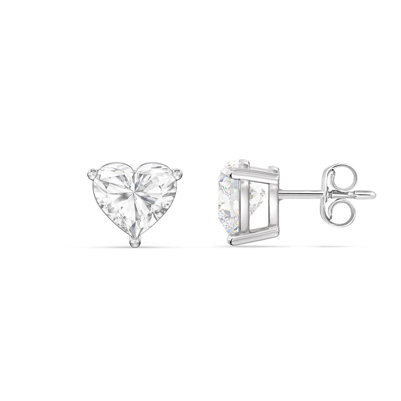 Classic Heart Stud Earrings