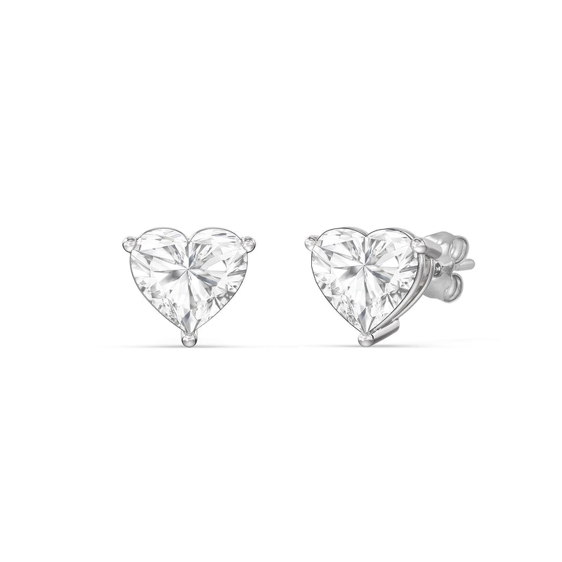 Classic Heart Stud Earrings