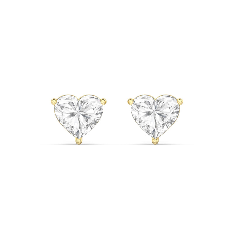 Classic Heart Stud Earrings