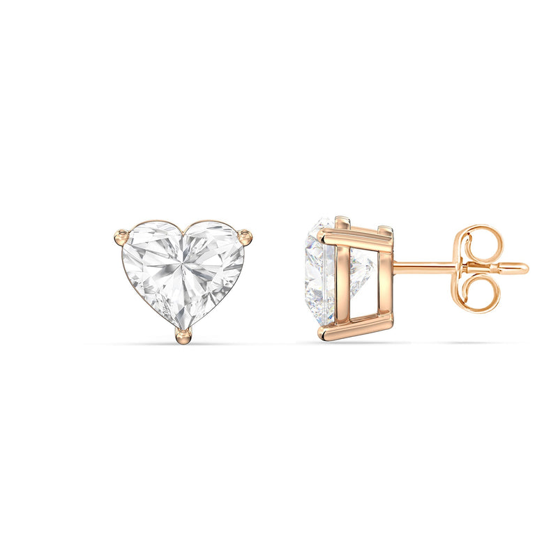 Classic Heart Stud Earrings