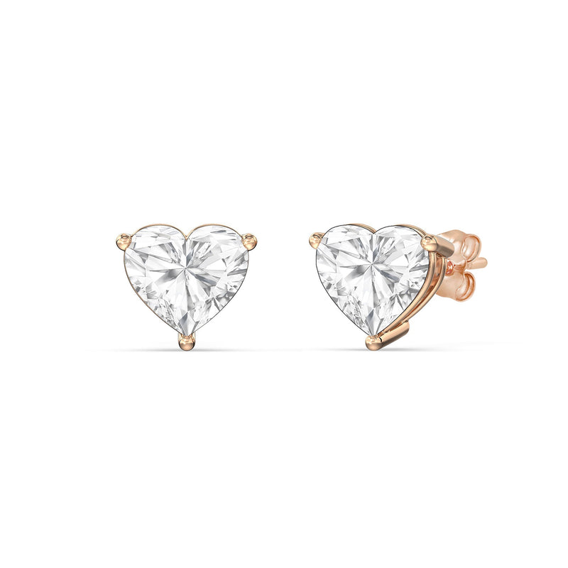 Classic Heart Stud Earrings