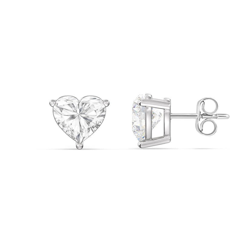 Classic Heart Stud Earrings