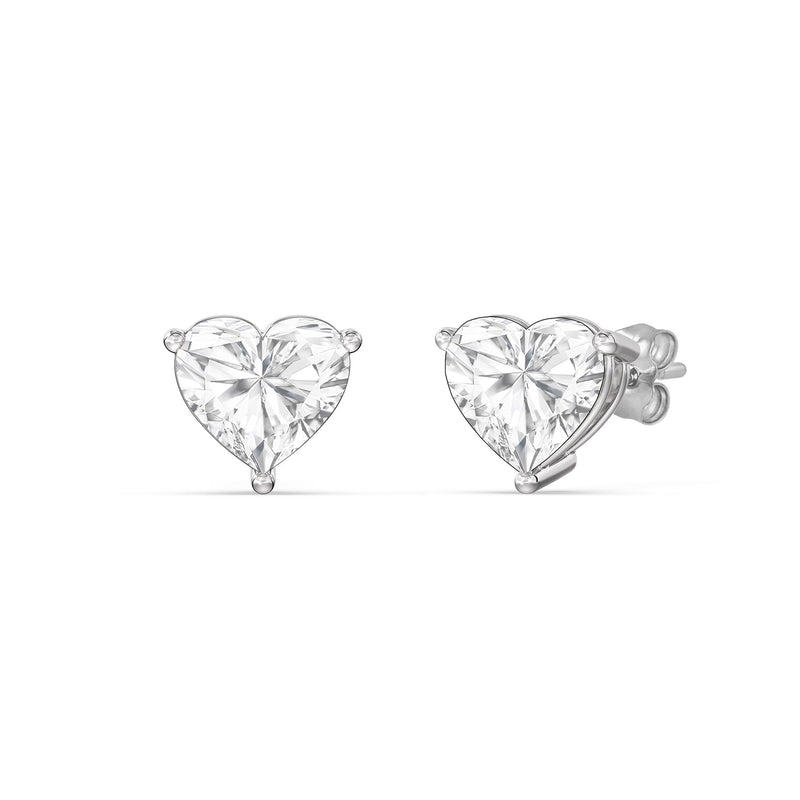 Classic Heart Stud Earrings
