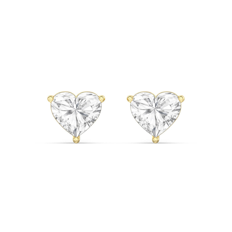 Classic Heart Stud Earrings