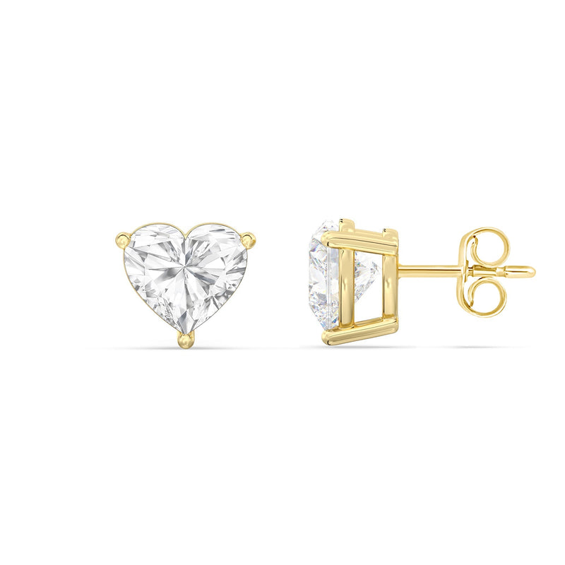 Classic Heart Stud Earrings