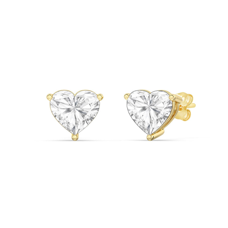 Classic Heart Stud Earrings