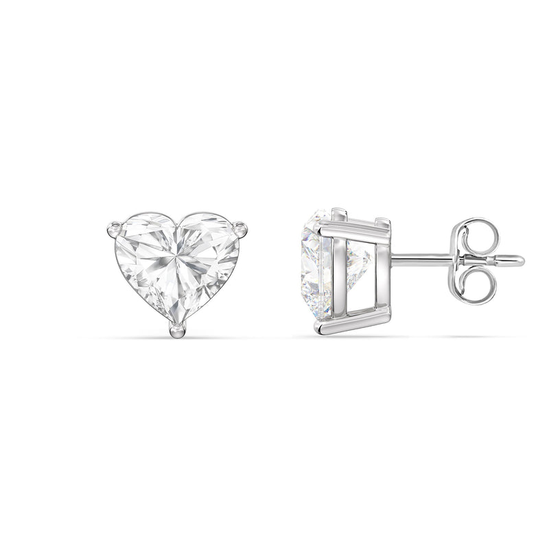 Classic Heart Stud Earrings