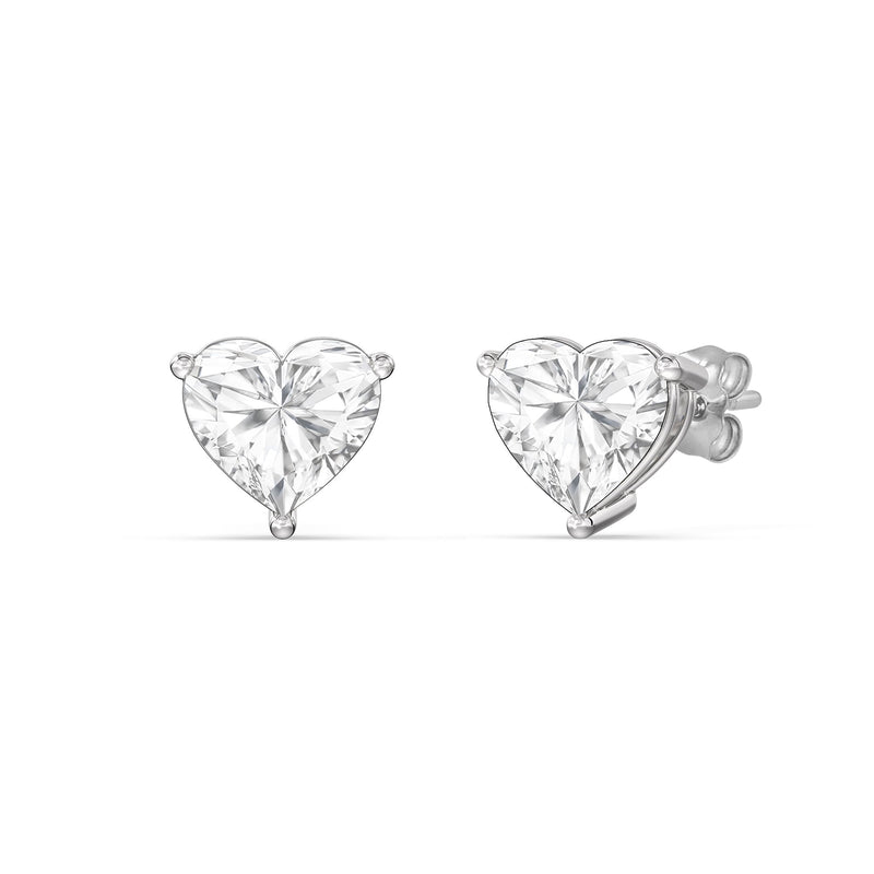Classic Heart Stud Earrings
