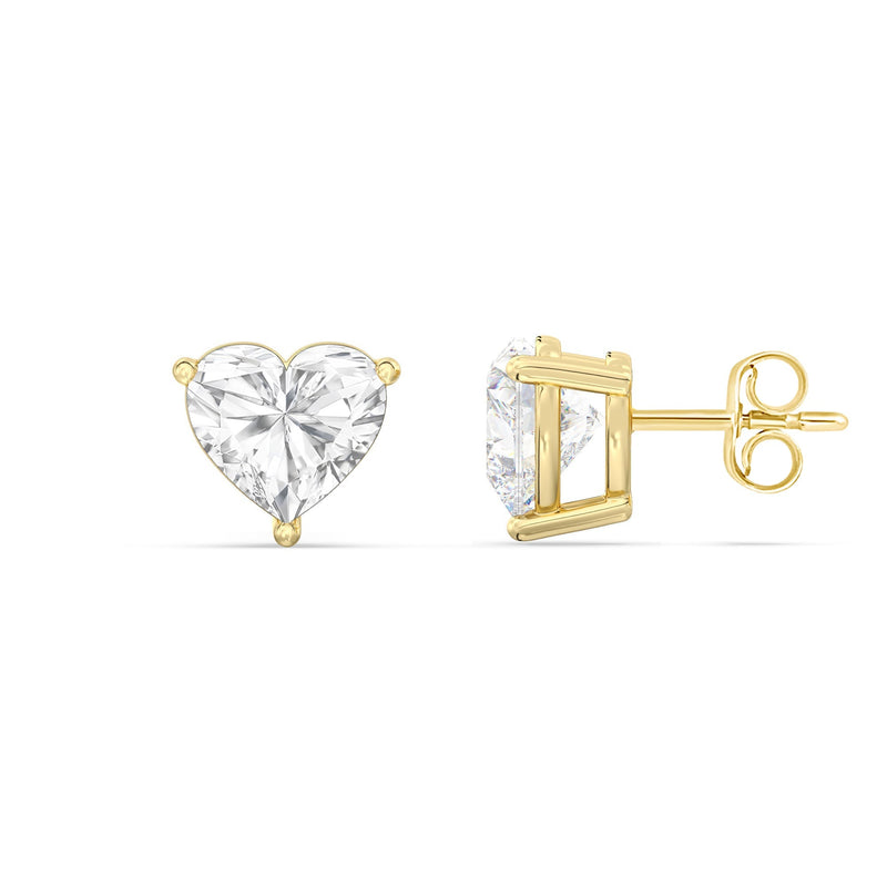 Classic Heart Stud Earrings