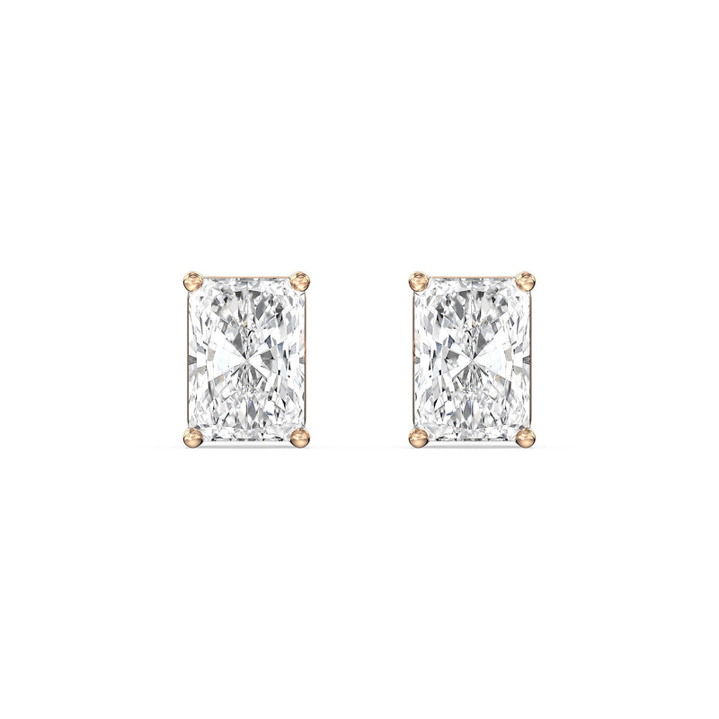 Classic Radiant Stud Earrings