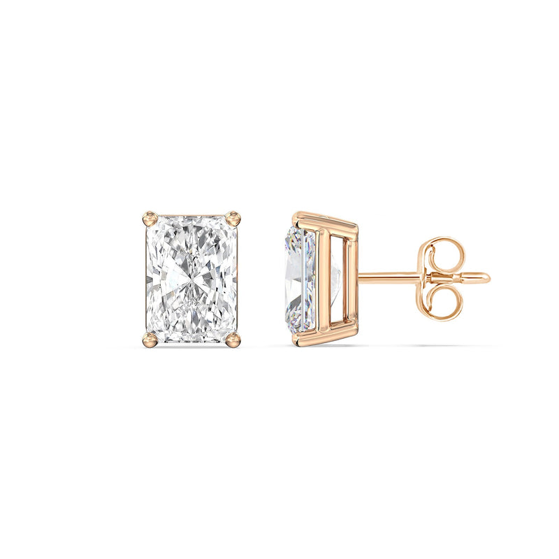Classic Radiant Stud Earrings