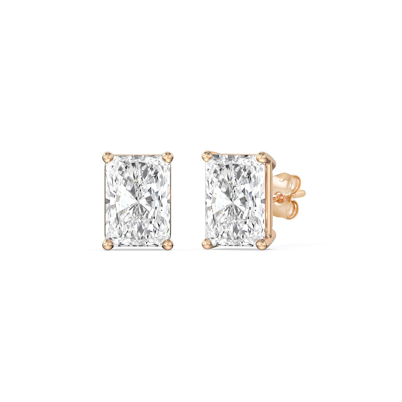 Classic Radiant Stud Earrings