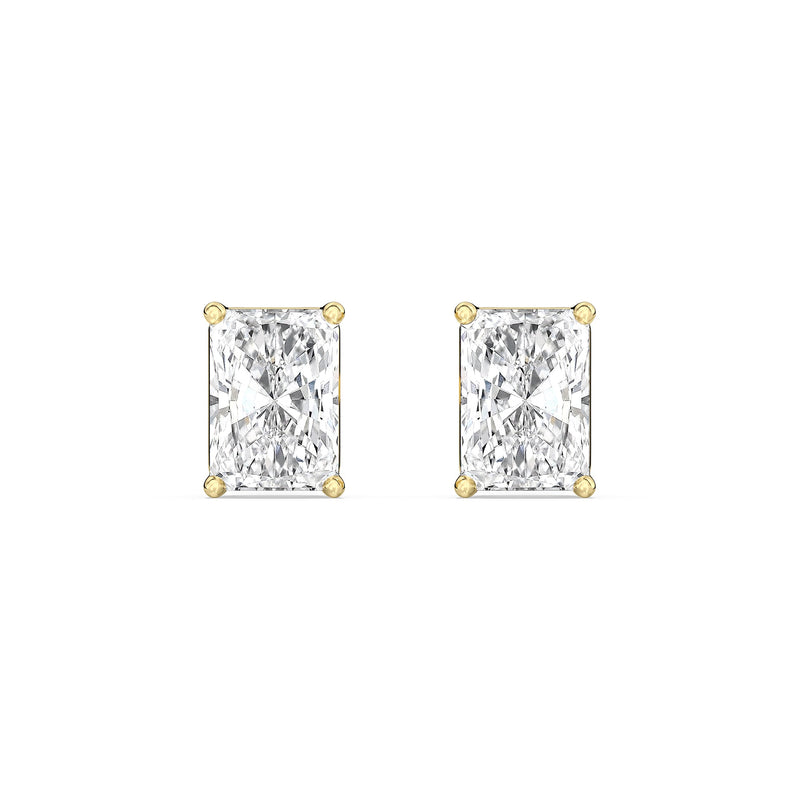 Classic Radiant Stud Earrings