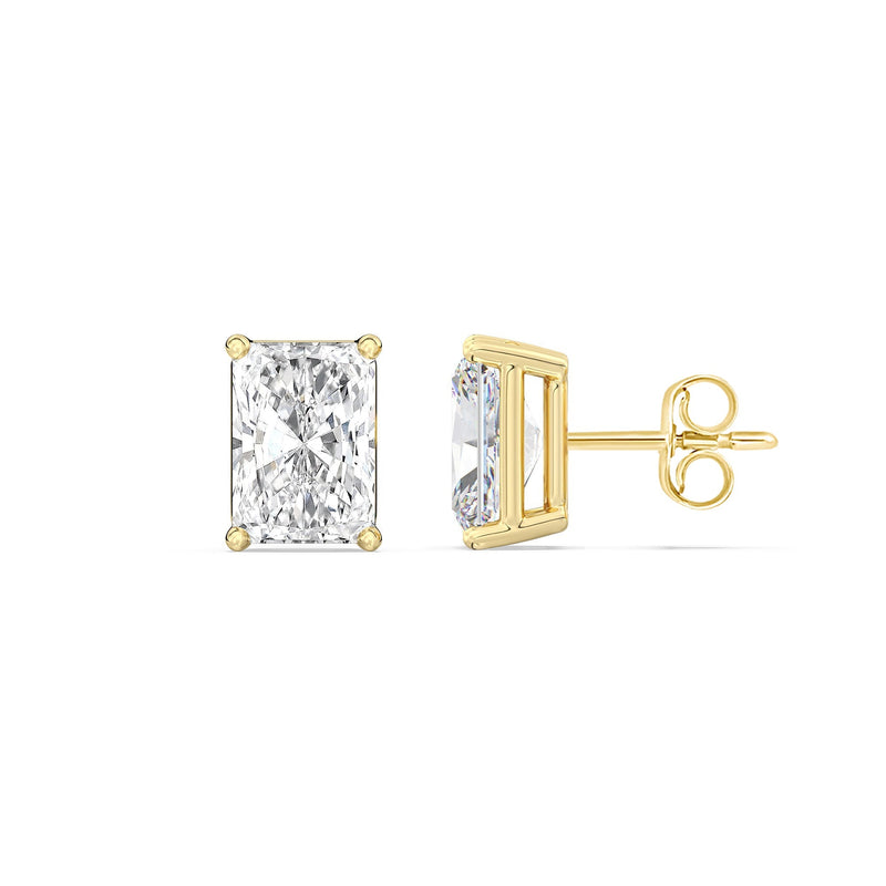 Classic Radiant Stud Earrings