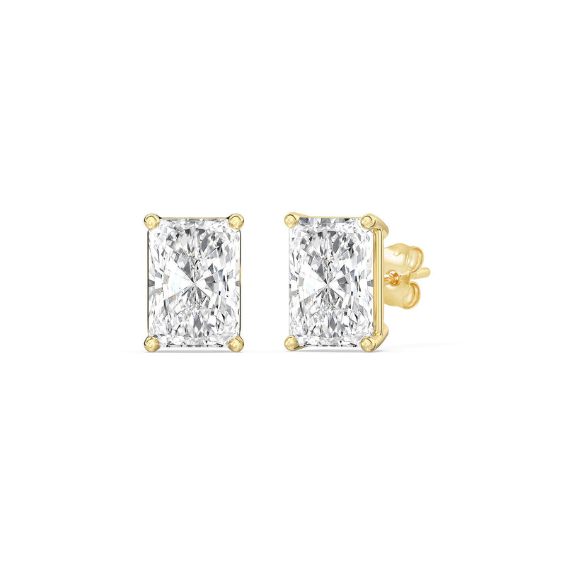 Classic Radiant Stud Earrings