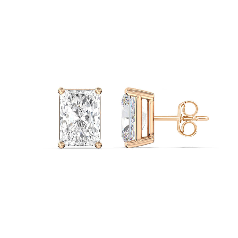 Classic Radiant Stud Earrings