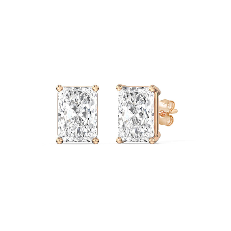 Classic Radiant Stud Earrings
