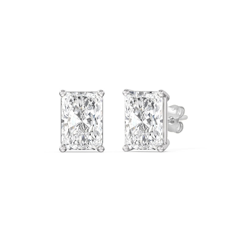 Classic Radiant Stud Earrings
