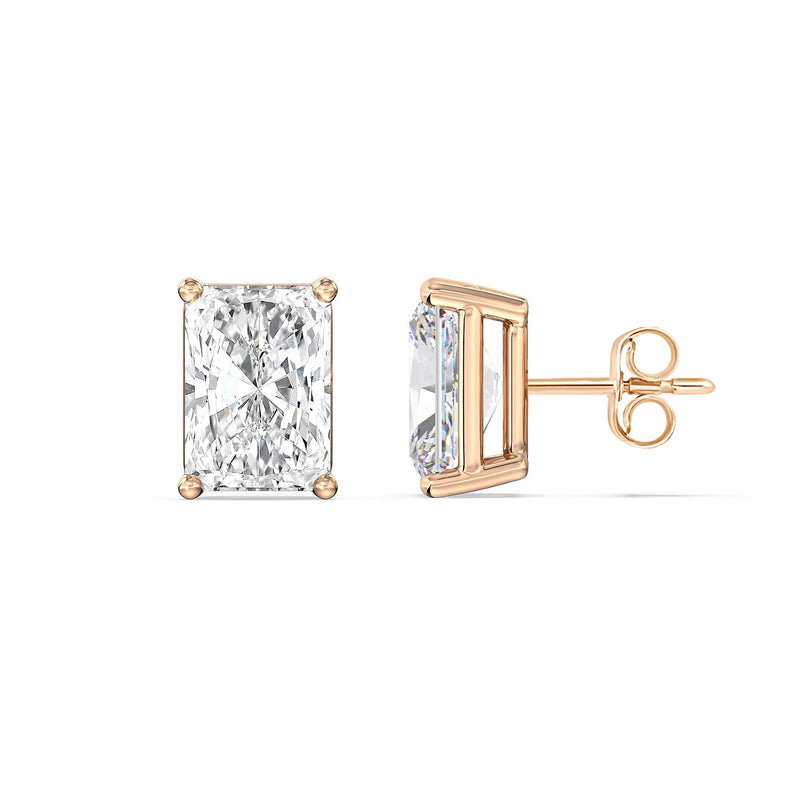 Classic Radiant Stud Earrings
