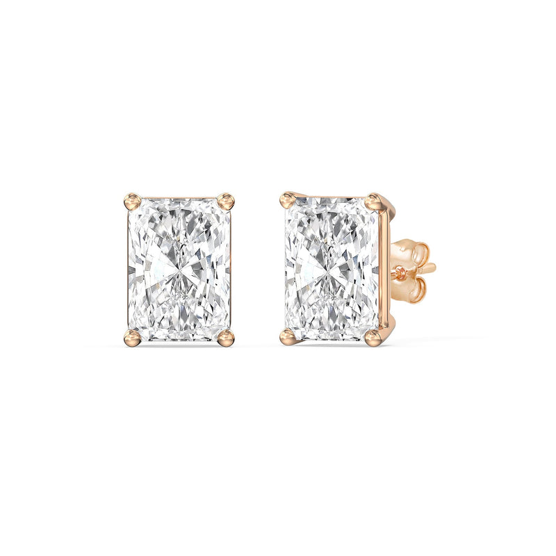 Classic Radiant Stud Earrings