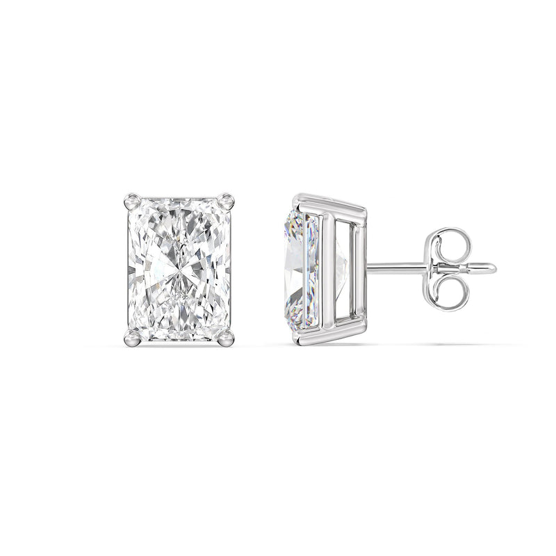 Classic Radiant Stud Earrings