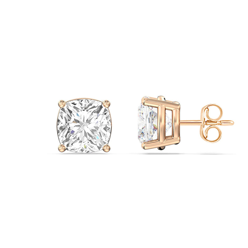 Classic Cushion Stud Earrings