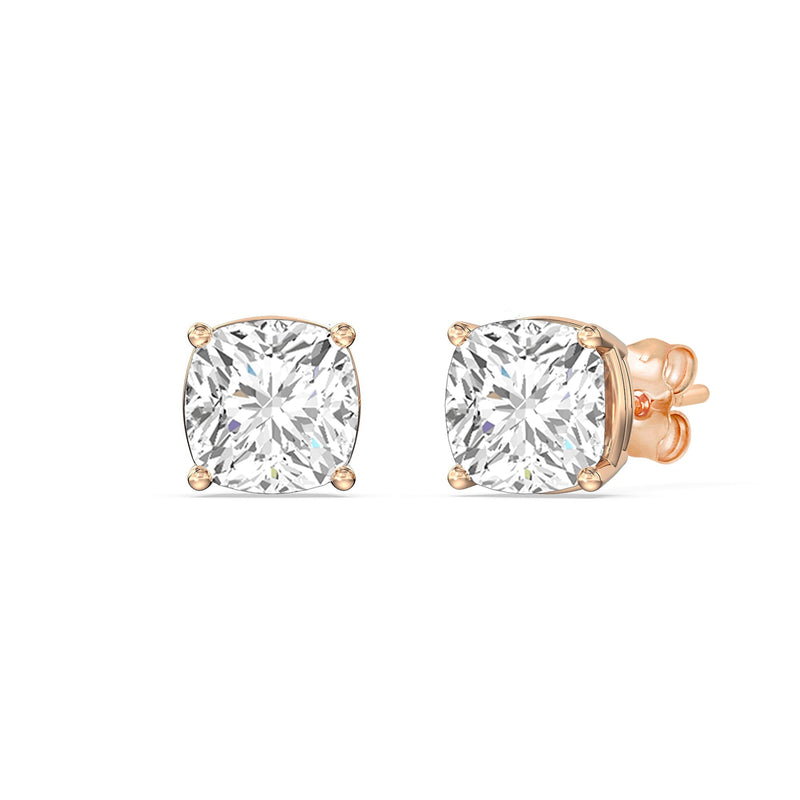 Classic Cushion Stud Earrings