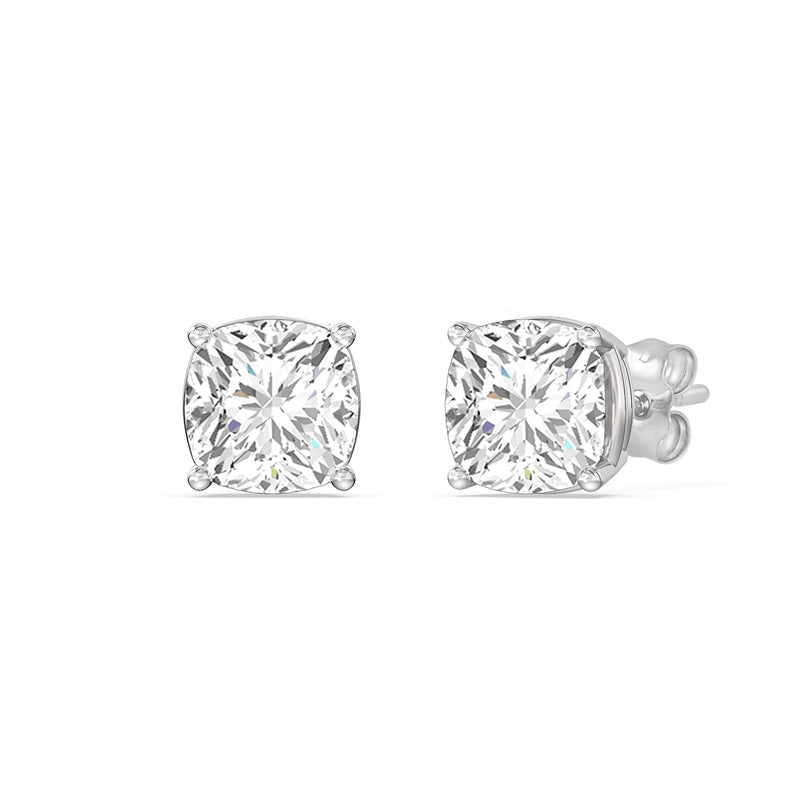 Classic Cushion Stud Earrings