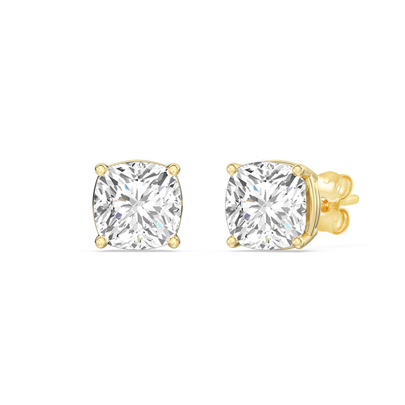 Classic Cushion Stud Earrings