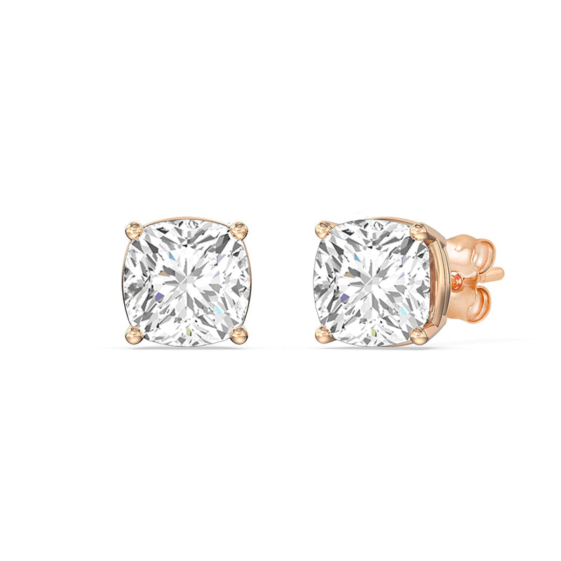 Classic Cushion Stud Earrings
