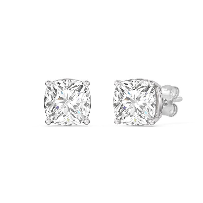 Classic Cushion Stud Earrings