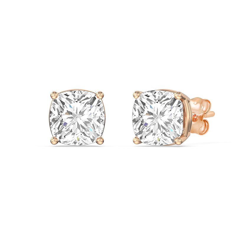 Classic Cushion Stud Earrings