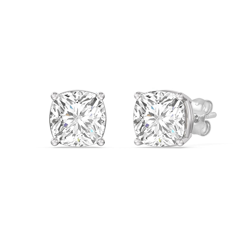 Classic Cushion Stud Earrings
