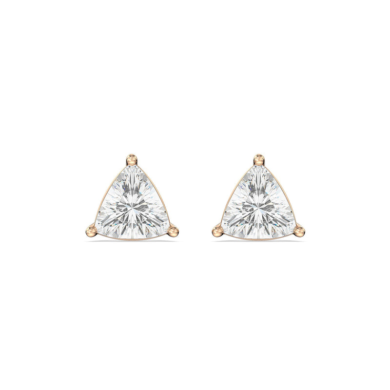Classic Trillion Stud Earrings