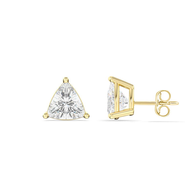 Classic Trillion Stud Earrings