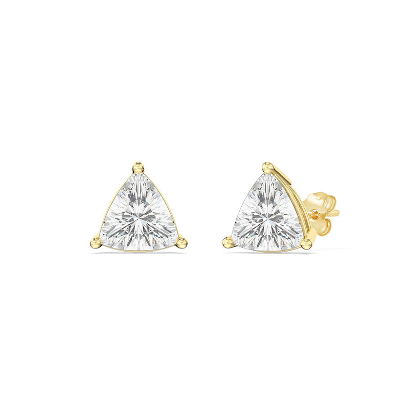Classic Trillion Stud Earrings