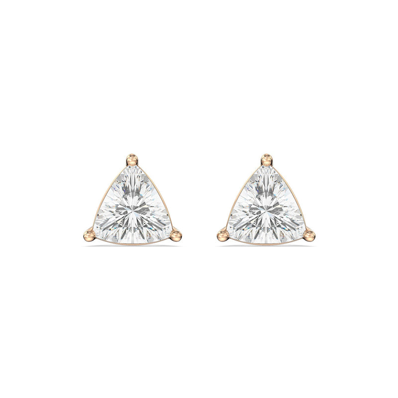 Classic Trillion Stud Earrings