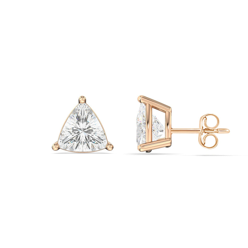 Classic Trillion Stud Earrings