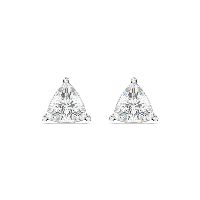 Classic Trillion Stud Earrings