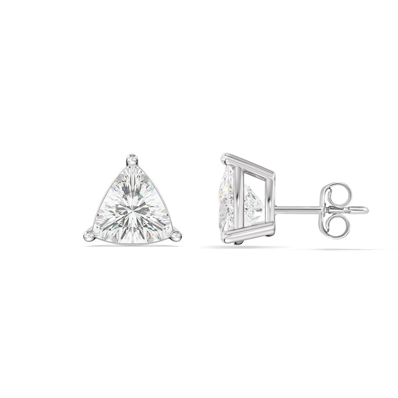 Classic Trillion Stud Earrings