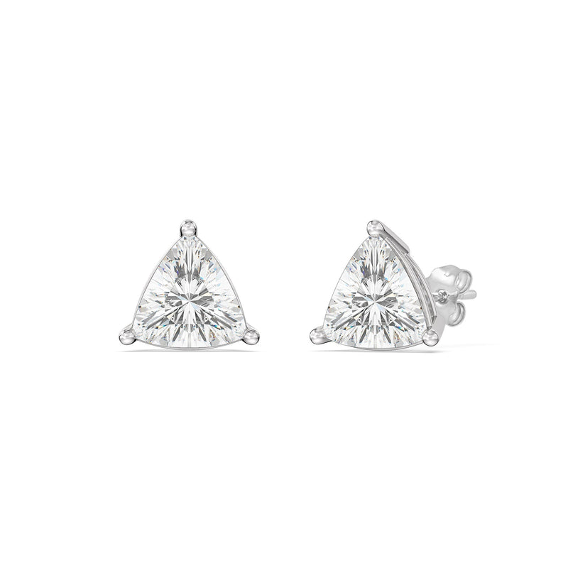 Classic Trillion Stud Earrings
